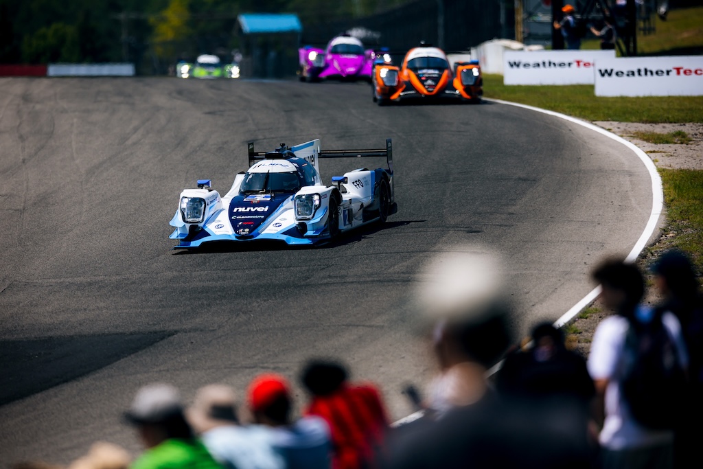 Mikkel Jensen sendt ud af podiekampen i Canada.
(Foto: United Autosports)